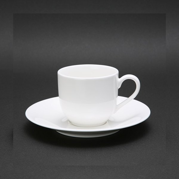 ミヤオ　ファッションホワイト　コーヒーカップ&ソーサー FM900-305-205 の写真
