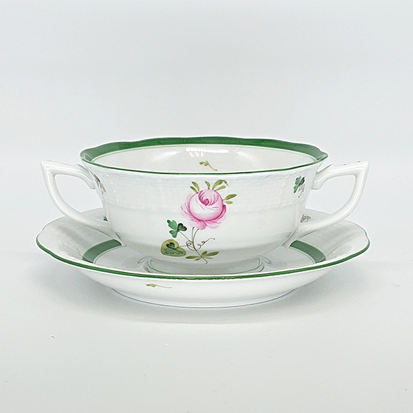 ヘレンド　ウィーンの薔薇　クリームカップ&ソーサー　VRH-0751-0-00の写真