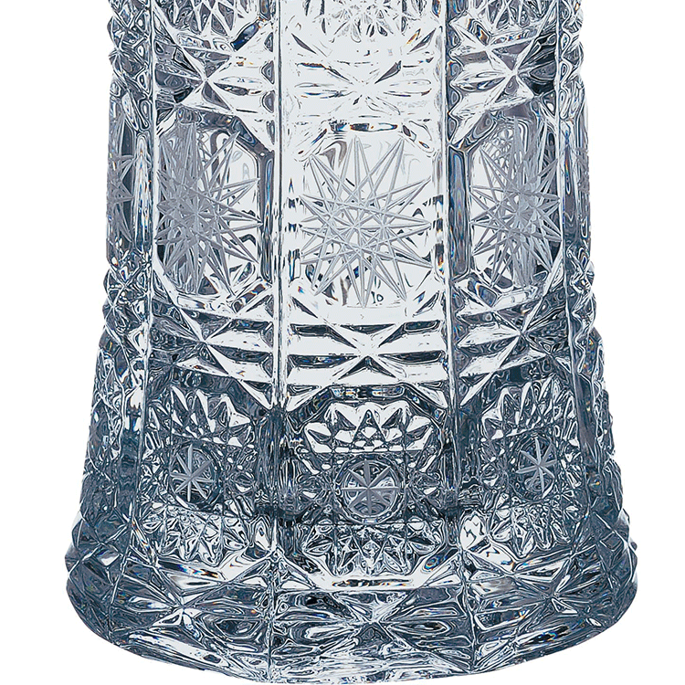 ボヘミア　クリスタル　花瓶22cm　SVV-600のサムネイル