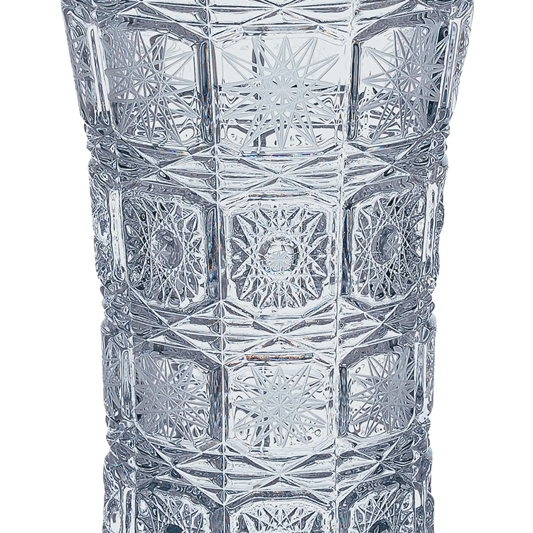 ボヘミア　クリスタル　花瓶28cm　SVV-601のサムネイル