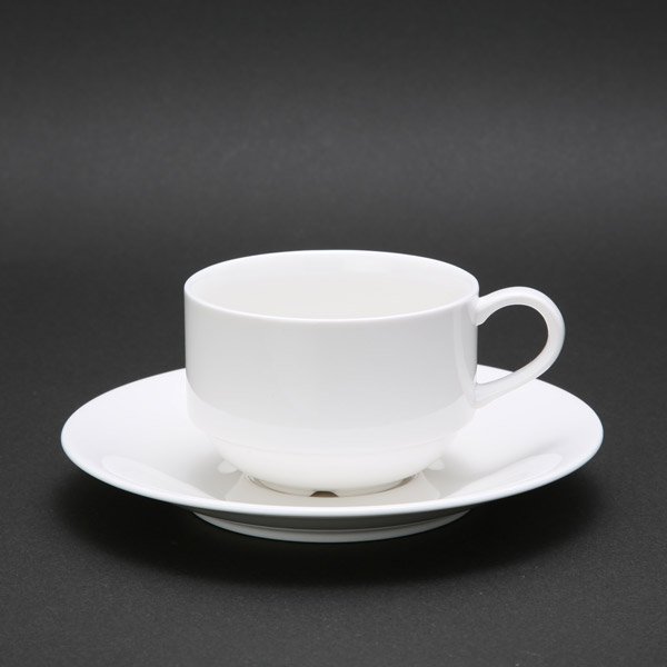 ミヤオ　ファッションホワイト　スタッカブルコーヒーカップ&ソーサー FM900-216-205 