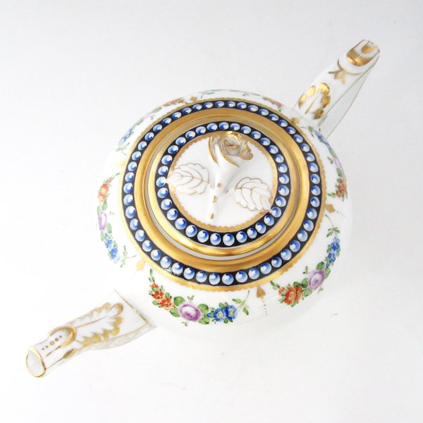 ヘレンド 真珠の首飾り ティーポット摘みバラ800cc GPN-20606-0-09 