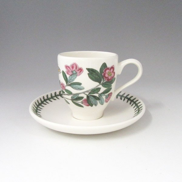 ポートメリオン　ボタニックガーデン　コーヒーカップ&ソーサー Rhododendron（シャクナゲ）BGHQ04067