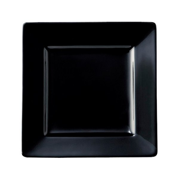KANESUZU　テトラ　18cm正角皿（Black）　37113363