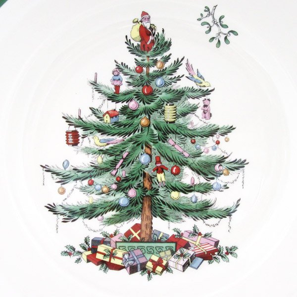スポード　クリスマスツリー　プレート27cm　XT0100-X のサムネイル