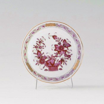 ヘレンド　インドの華ピンク　スモールディッシュ9.5cm　FP-0334-0-00