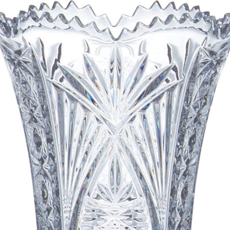 ボヘミア　クリスタル　花瓶22cm　SVV-500のサムネイル