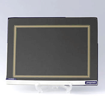 ピンパーネル　プレイスマット4pcsセット　クラシックブラック X0010648062