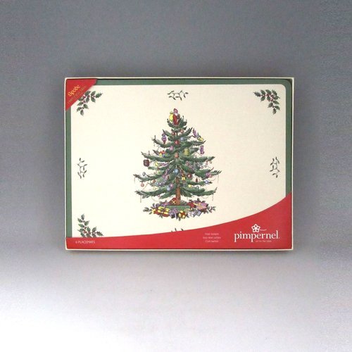 スポード　クリスマスツリー　プレイスマット30x23cm　6枚セットX0010568338 