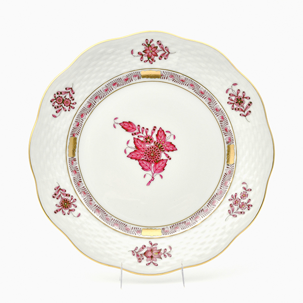 HEREND ヘレンド アポニーピンク プレート皿 19cm ① - 食器