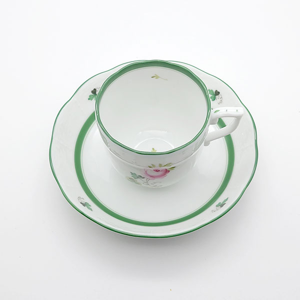 ヘレンド　ウィーンの薔薇　コーヒーカップ&ソーサー VRH-0707-0-00のサムネイル