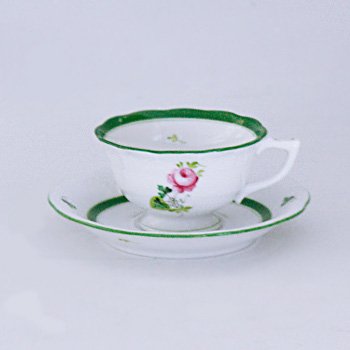ヘレンド　ウィーンの薔薇　モカカップ&ソーサー　VRH-0735-0-00