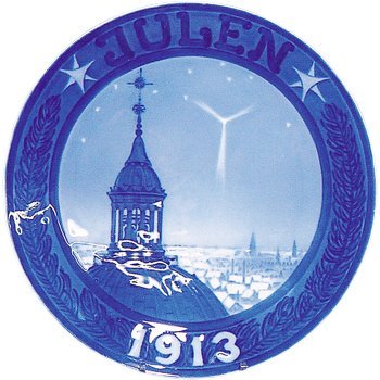 ロイヤルコペンハーゲン　イヤープレート　1913年(大正2年)