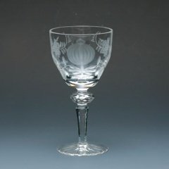 マイセンクリスタル　ブルーオニオン　ワイングラス(L)の写真