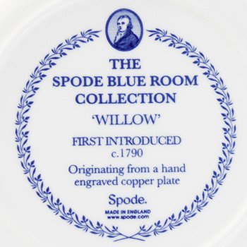 スポード　ブルールーム　コレクションプレート　ウィロー　BLRWI0100のサムネイル