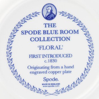 スポード　ブルールーム　コレクションプレート　フローラル　BLRFL0100のサムネイル