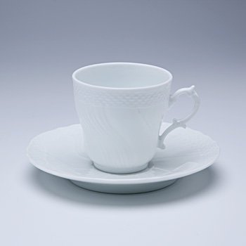 ジノリ1735／リチャードジノリ　ベッキオホワイト　コーヒーカップ&ソーサー(S)　02-2735/2810