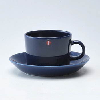 イッタラ(iittala)　ティーマ　ティーカップ&ソーサー（ブルー）の写真
