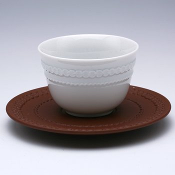 マイセン　中国茶器　組紐　000001-55958-85670