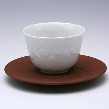 マイセン　中国茶器　小花　000001-55954-85662　