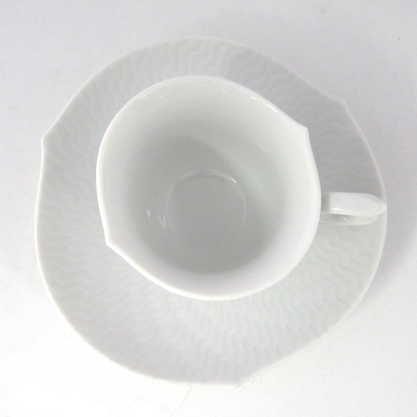 マイセン　波の戯れホワイト　コーヒーカップ&ソーサー(S)　000001-29579 のサムネイル
