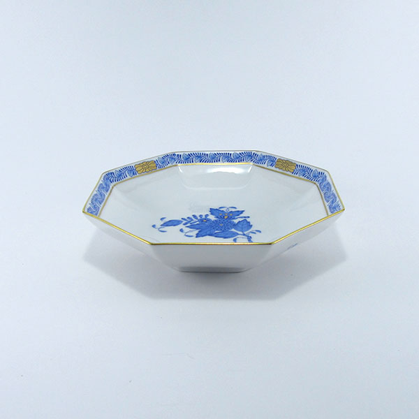 ヘレンド　アポニーブルー　小皿(オクタゴナル)13.5cm　AB-4304-1-00のサムネイル