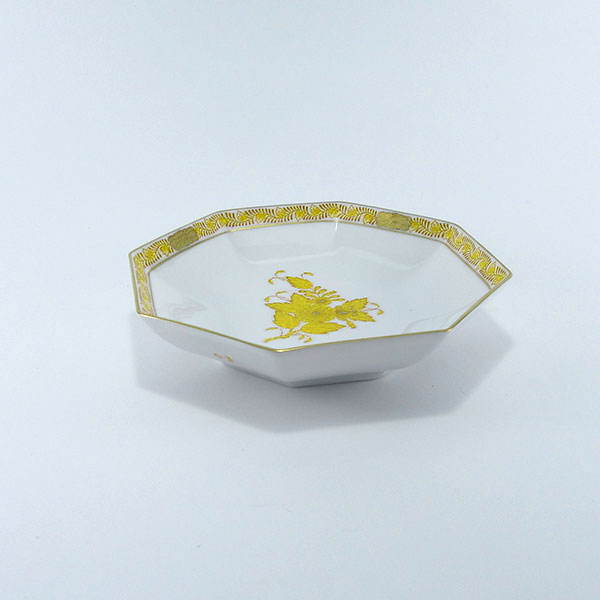 ヘレンド　アポニーイエロー　小皿(オクタゴナル)13.5cm　AJ-4304-1-00のサムネイル