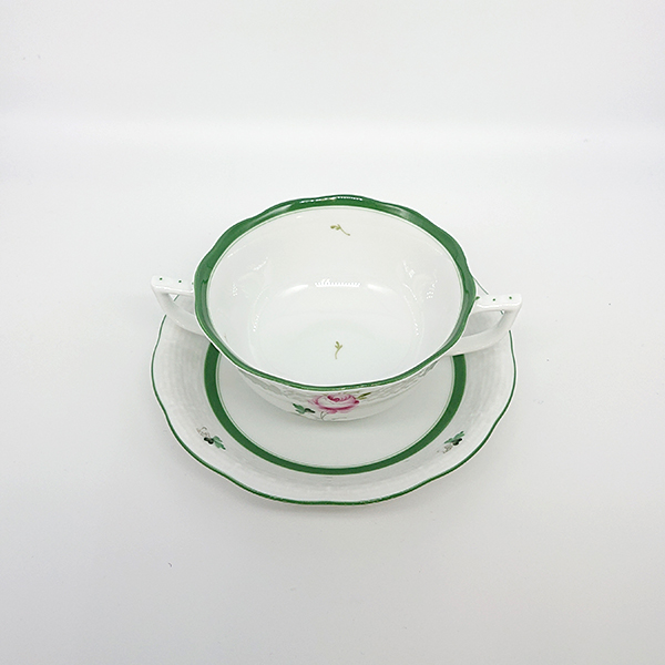 ヘレンド　ウィーンの薔薇　クリームカップ&ソーサー　VRH-0751-0-00のサムネイル