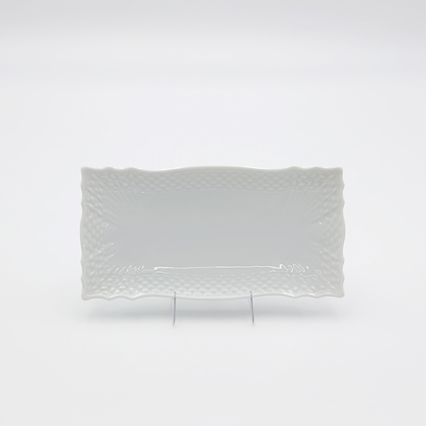 ジノリ1735／リチャードジノリ　ベッキオホワイト　長方形皿15.5×8cmの写真