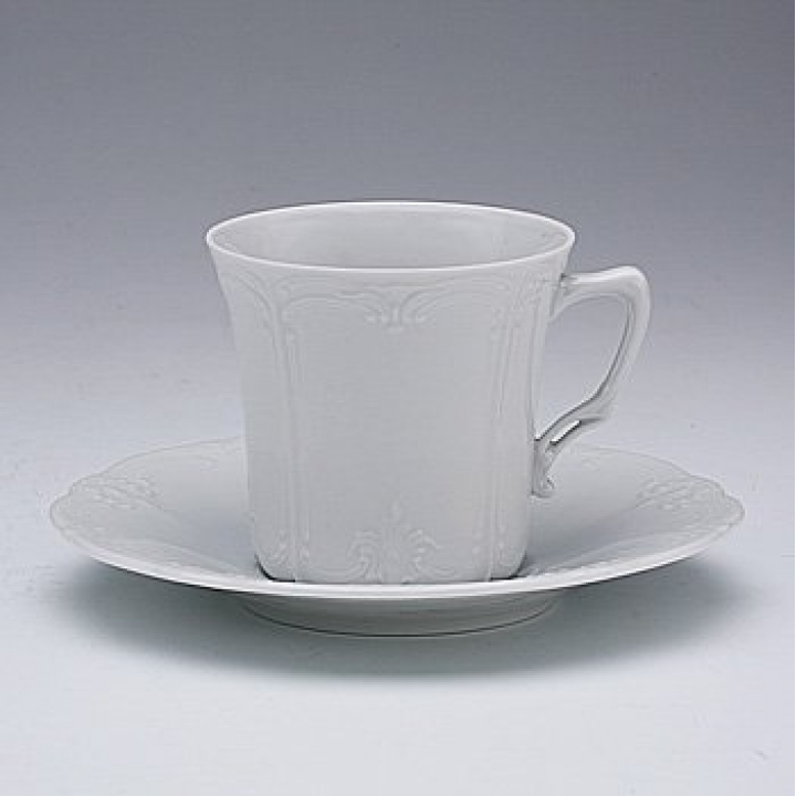 フッチェンロイター バロネスホワイト コーヒーカップ&ソーサー | 洋食