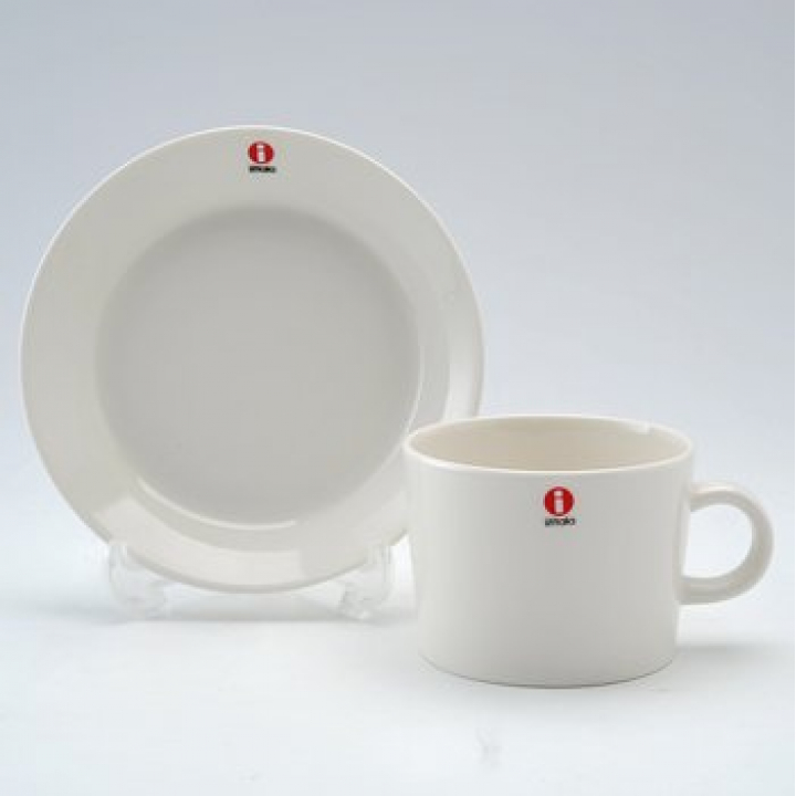 【倉庫取り寄せ商品】イッタラ（iittala） ティーマ ティーカップ&ソーサー（ホワイト）