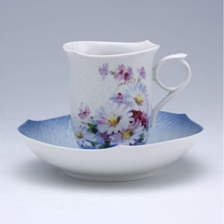 【倉庫取り寄せ商品】マイセン ブルーアスター コーヒーカップ&ソーサー 951701-29582