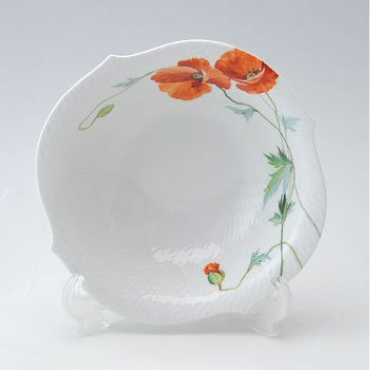 【倉庫取り寄せ商品】マイセン ワイルドポピー ボールラウンド21.5cm 615201-29440