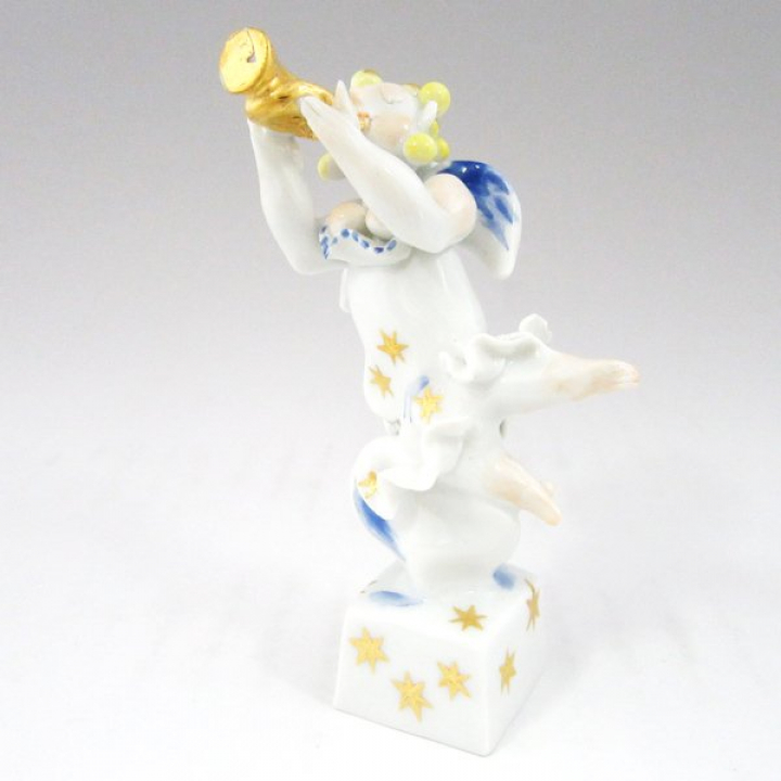 【倉庫取り寄せ商品】マイセン フィギュア エンジェル トランペット奏者 900300-83131