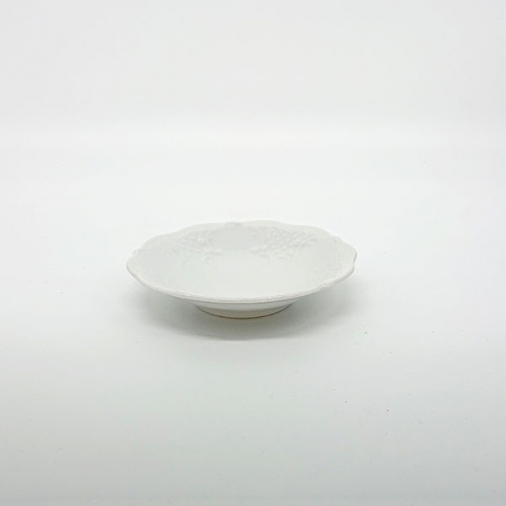 リンドナー プレインホワイト ディッシュラウンド10cm 82939