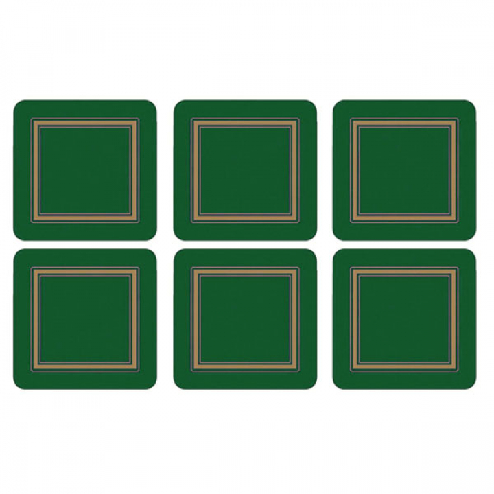 ピンパーネル コースター6pcsセット クラシックエメラルド X0010268044