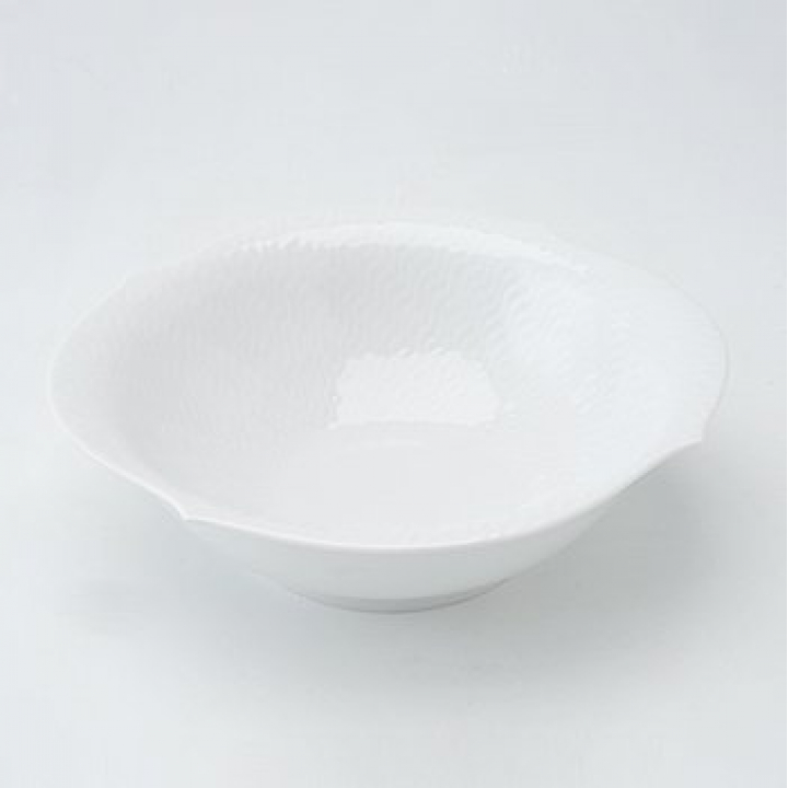 【倉庫取り寄せ商品】マイセン 波の戯れホワイト ボールラウンド21.5cm 000001-29440
