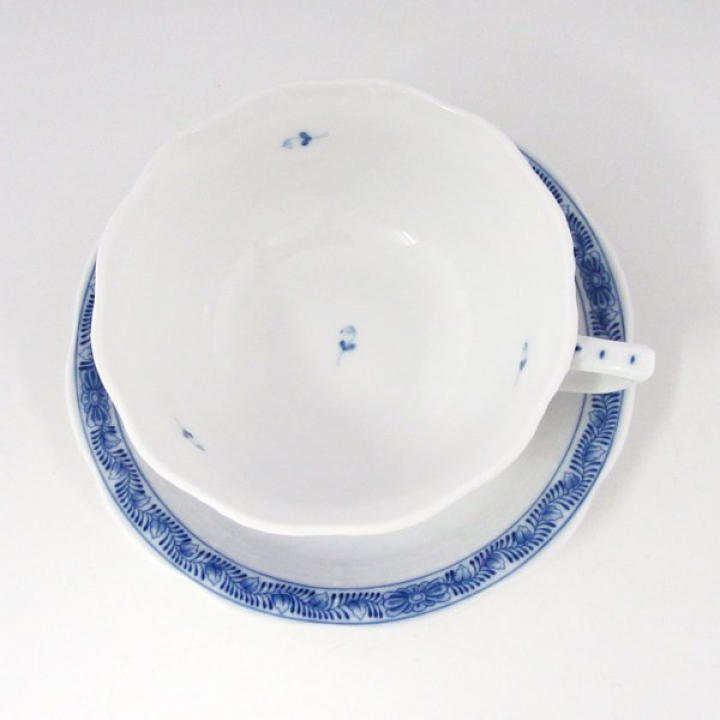 【倉庫取り寄せ商品】ヘレンド アポニーブルー・イングレイス ティーカップ＆ソーサー ABIG-0734-0-00