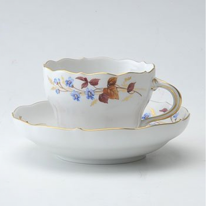 【倉庫取り寄せ商品】マイセン ブルーブロッサム コーヒーカップ&ソーサー 22a025-00582