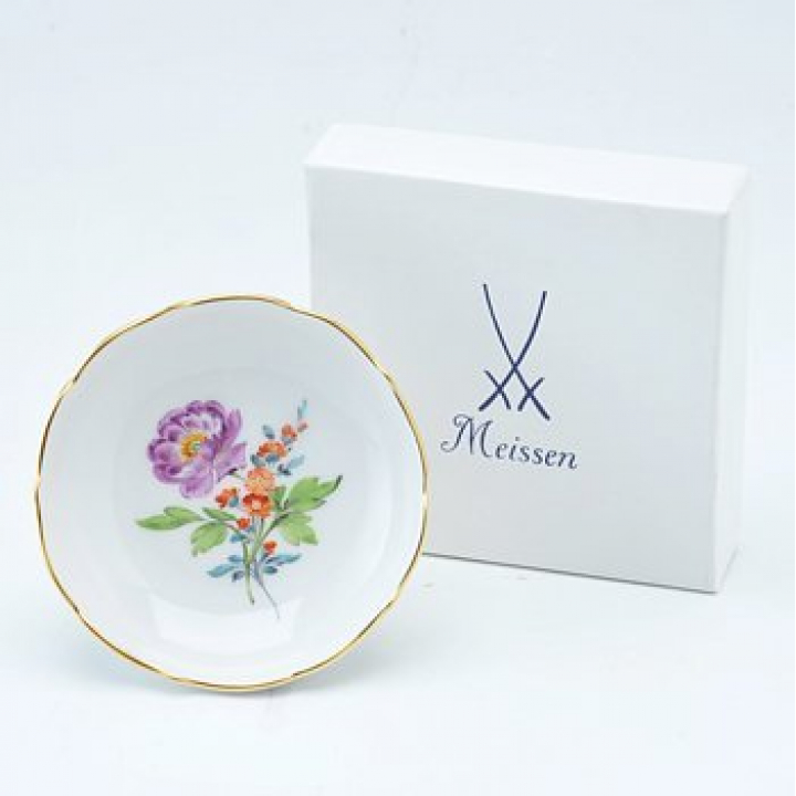 【納期:最長1年】マイセン 二つ花 ディッシュラウンド 8cm 040110-53601e