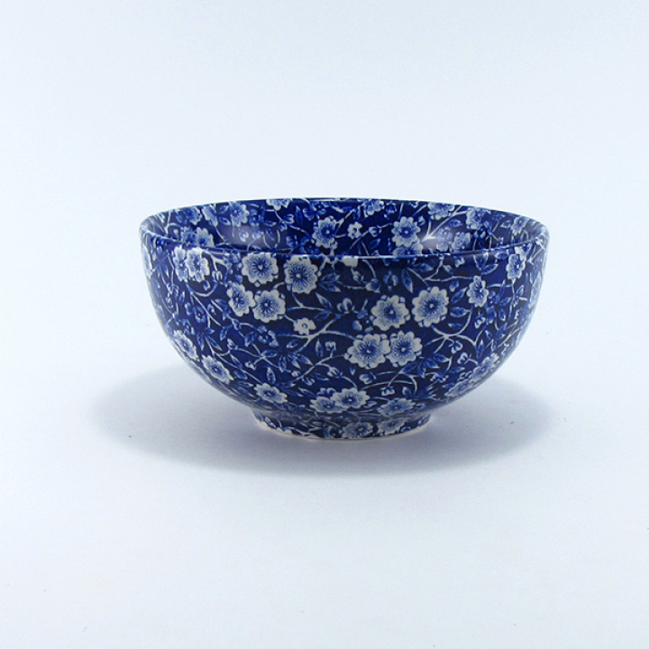 【倉庫取り寄せ商品】バーレイ ブルーキャリコ サラダボール16cm
