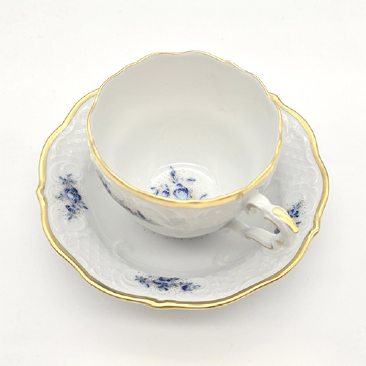 【店舗取り寄せ商品】リンドナー コバルトゴールド コーヒーカップ&ソーサー
