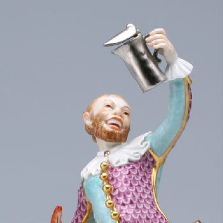 【倉庫取り寄せ商品】マイセン2006年限定品 イタリアンコメディ アルルカン ケンドラーエディション 90a094/64551