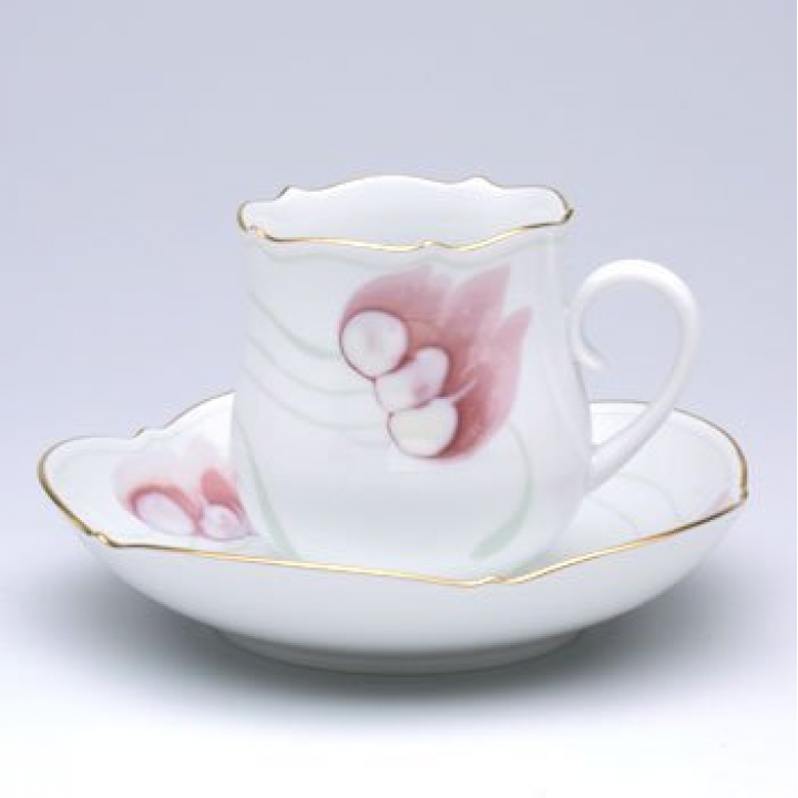 【倉庫取り寄せ商品】マイセン 風の花 コーヒーカップ&ソーサー 660410-23582
