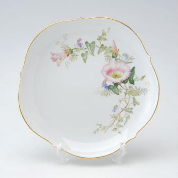【店舗取り寄せ商品】マイセン 昼顔ピンク プレート18cm 252610-23501