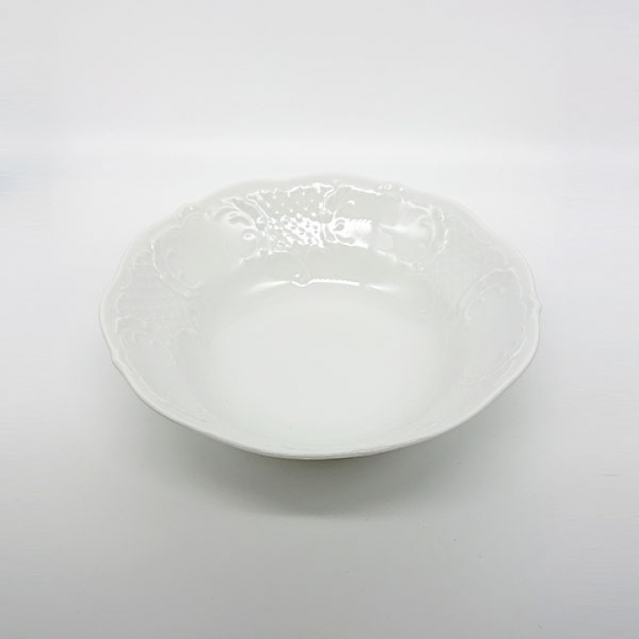 リンドナー プレインホワイト サラダボールラウンド21cm 64339