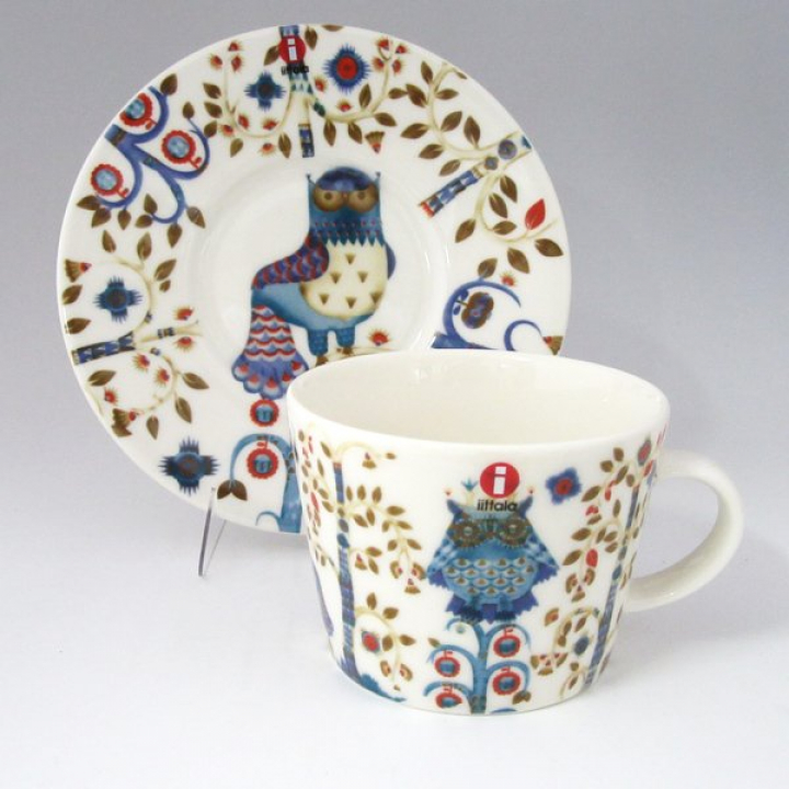 【倉庫取り寄せ商品】イッタラ（iittala） タイカ コーヒーカップ&ソーサー（ホワイト）