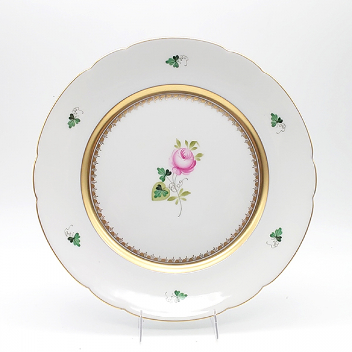 【店舗取り寄せ商品】ヘレンド ウィーンの薔薇 プレート19cm VRH-OR-X1-3514-0-00