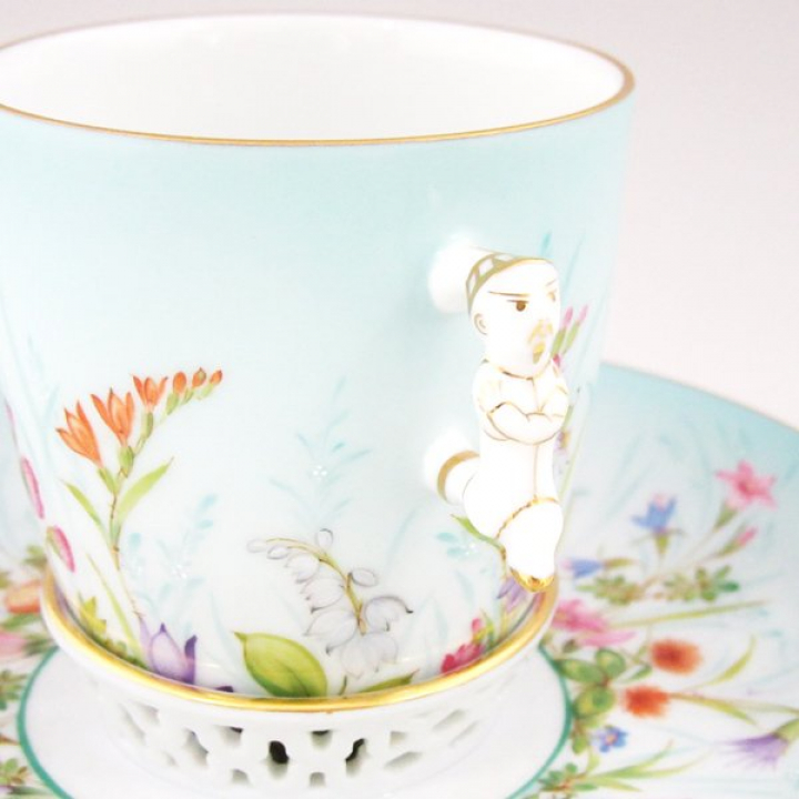 【倉庫取り寄せ商品】ヘレンド フォーシーズン コーヒーカップ＆ソーサー QS-3373