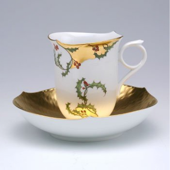 【倉庫取り寄せ商品】マイセン メイプルリーフ コーヒーカップ&ソーサー 700291-28572-29562